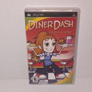 Diner Dash PSP Complete CIB Sony PlayStation Portable